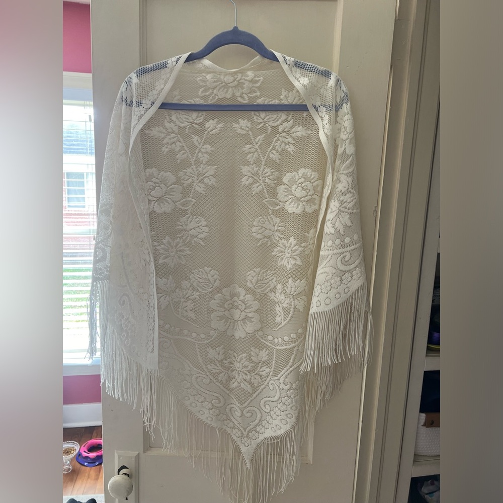White Lace Shawl